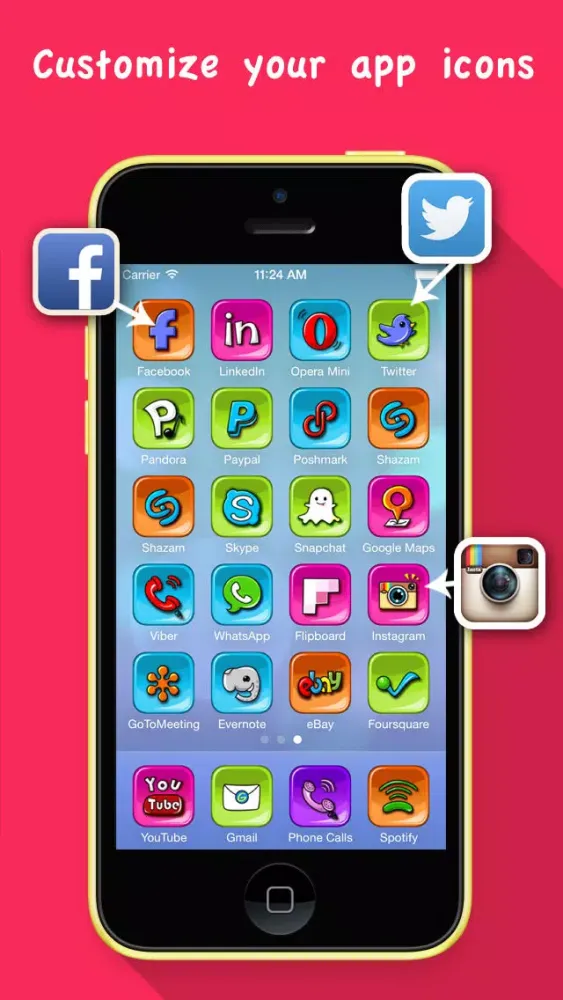 Capturas de tela do App Icon Skins Pro - Customize your app icon