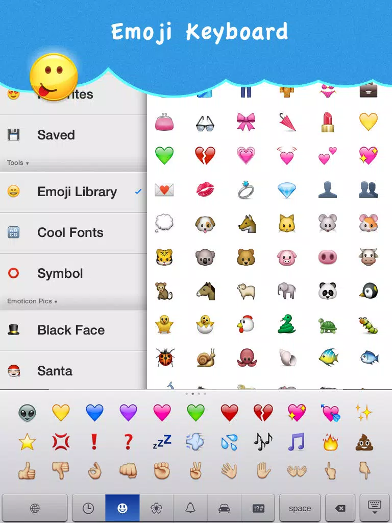 Tangkapan skrin Emoji New - Newest Emoji And Emotion Free iPad 
