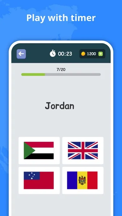 Zrzuty ekranu Flags of countries: Quiz Game