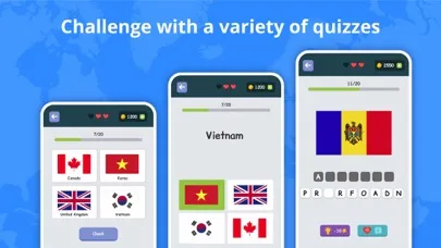 Zrzuty ekranu Flags of countries: Quiz Game