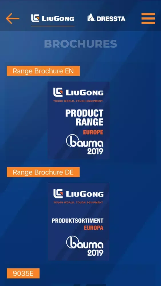LiuGong Bauma '19 स्क्रीनशॉट