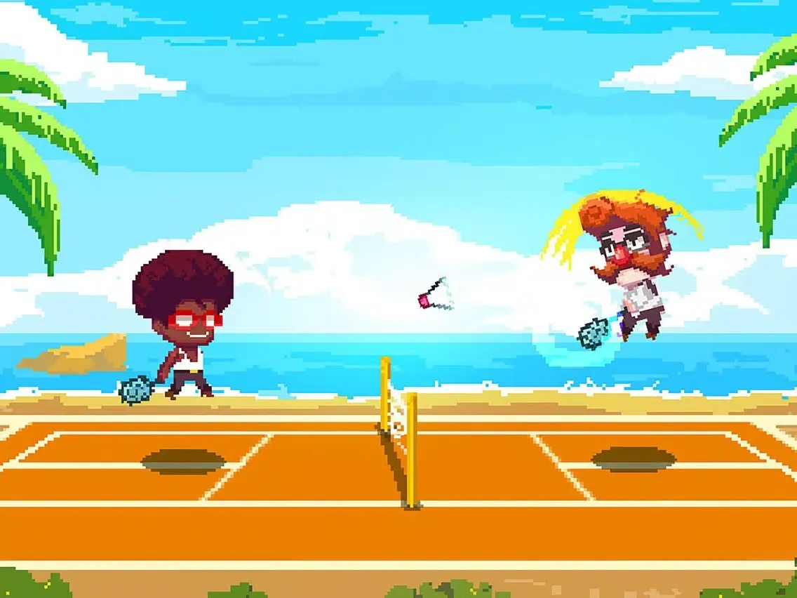 تصاویر Pixel Cup Badminton iPad 