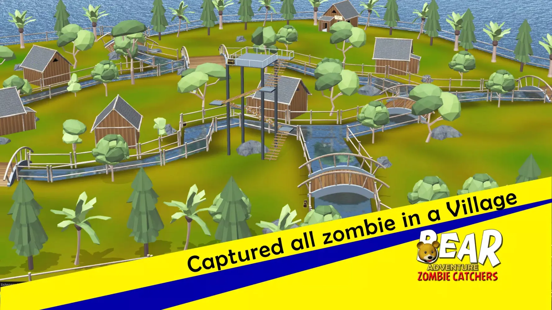 Bear Adventure-Zombie Catchers スクリーンショット