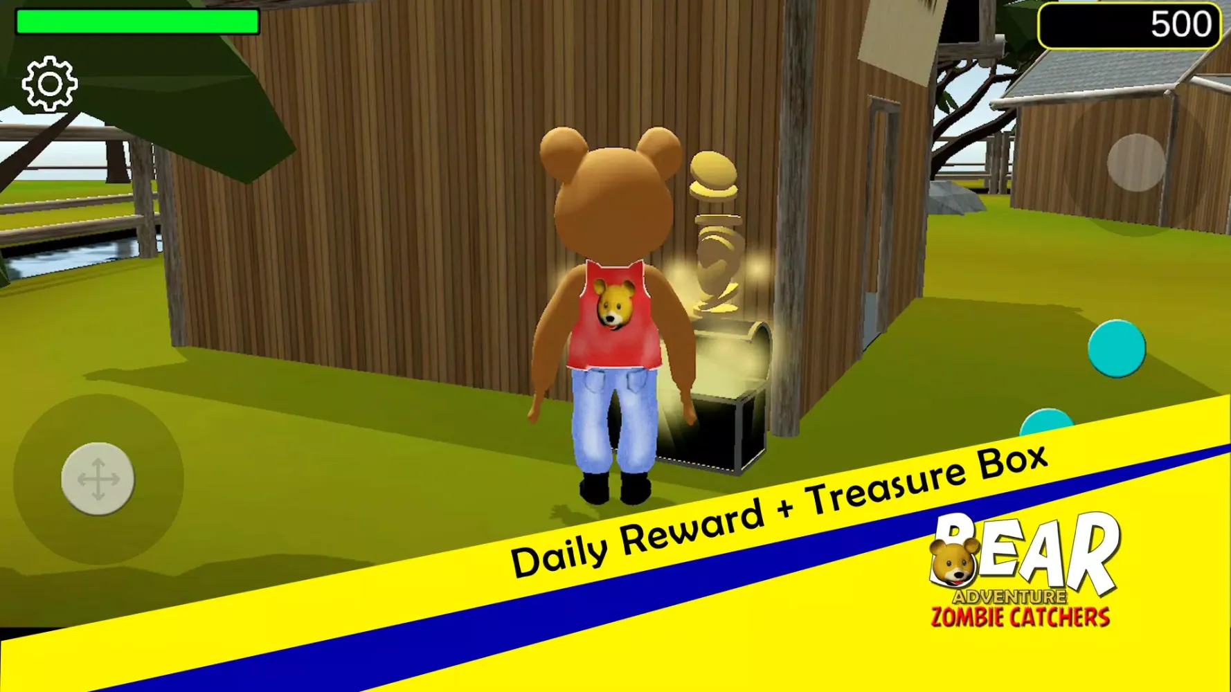Bear Adventure-Zombie Catchers スクリーンショット
