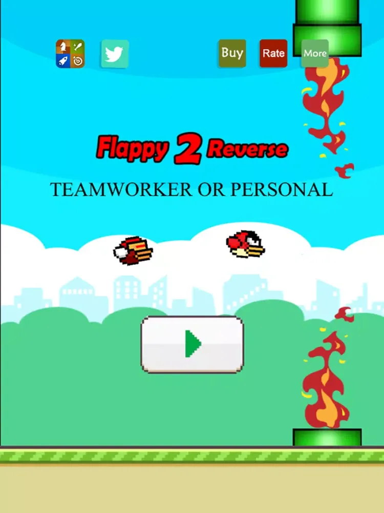 Capturas de pantalla de Flappy 2 Reverse - In The Decrease iPad 