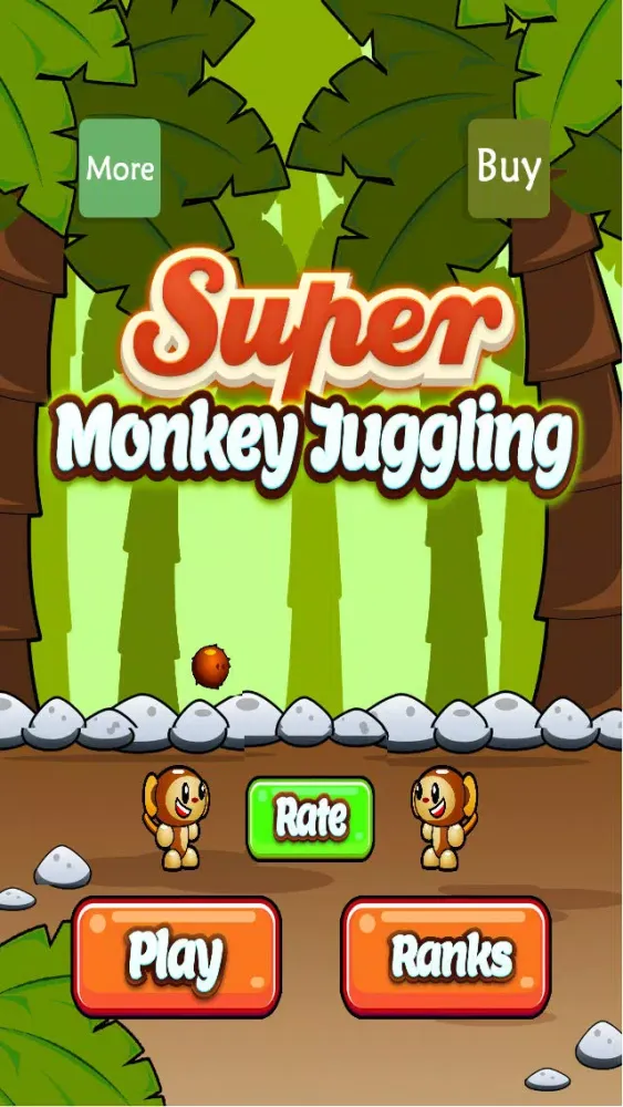ภาพหน้าจอของ Super Monkey Juggling - Flappy Balls Juggling