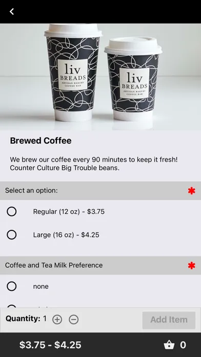 Liv Breads Screenshots