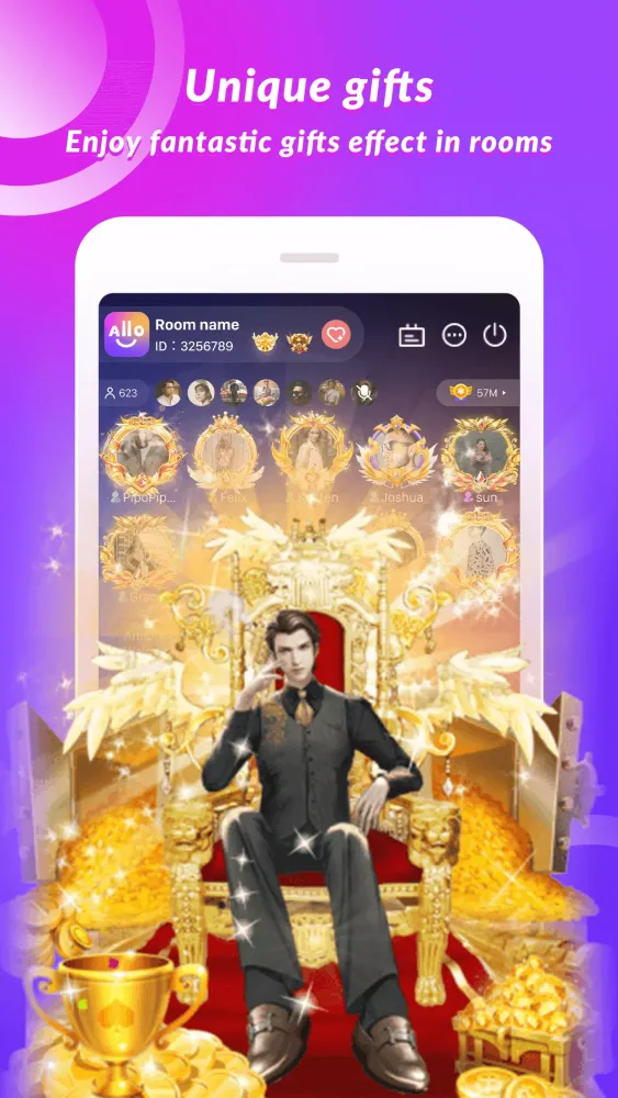 Ảnh chụp màn hình của Allo