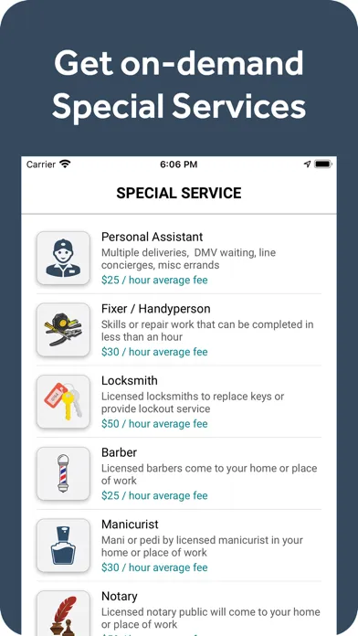 Ảnh chụp màn hình của Courial: Delivery & Errands