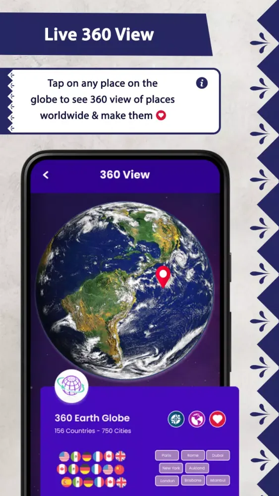 Earth Map Satellite Screenshots