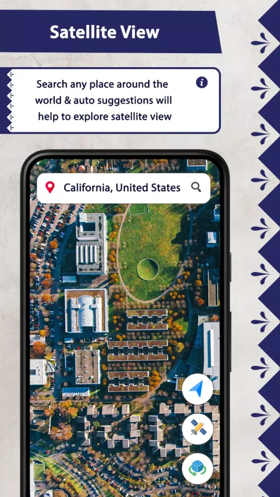 Earth Map Satellite Screenshots