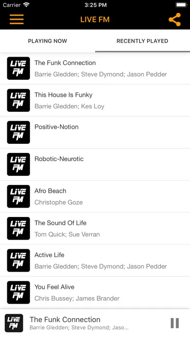 LIVE FM স্ক্রিনশট