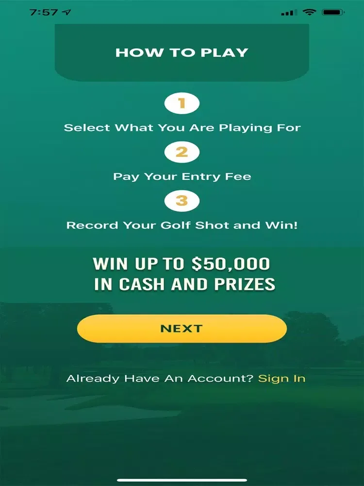 Powershot Golf - Hole In One iPad  Screenshots