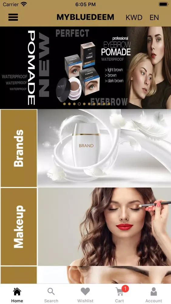 Capturas de tela do MyBlueDeem-BeautyShoppingStore