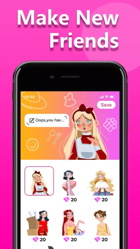 ภาพหน้าจอของ Happen: Voice Chat&Meet Online