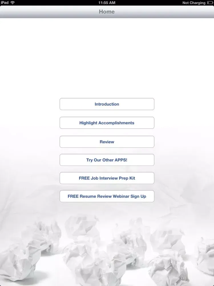 Capturas de pantalla de Resume Review Pro iPad 