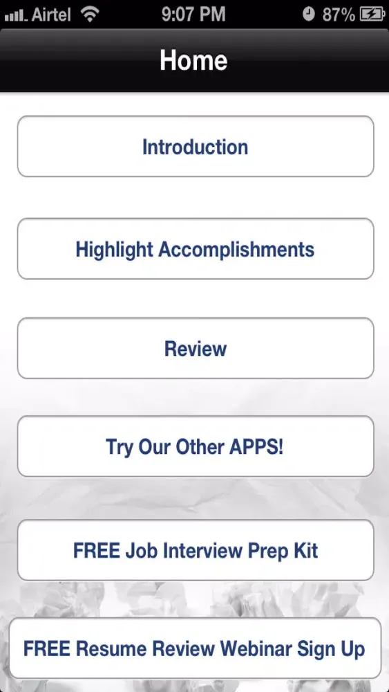 Capturas de pantalla de Resume Review Pro