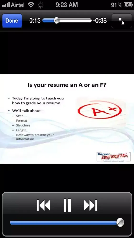 Capturas de pantalla de Resume Review Pro