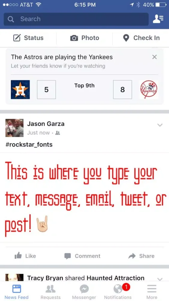 Rockstar Fonts! Best Fonts for adding text to photos, texting, posting, tweeting, and messaging.應用截圖