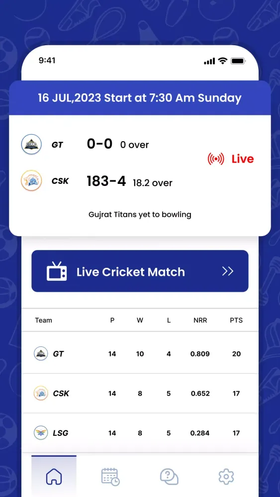 Live Cricket TV - HD Cricket スクリーンショット