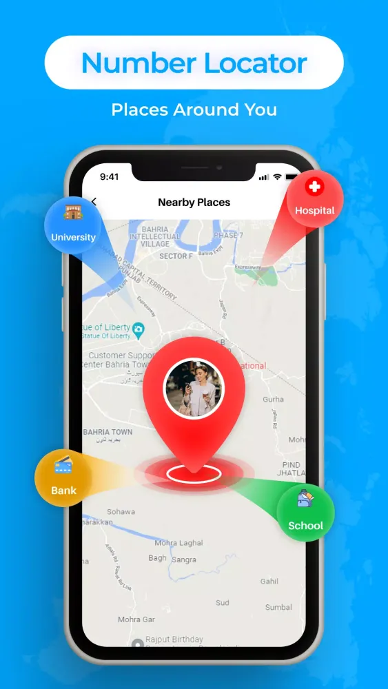 Mobile Number Locator App 스크린샷