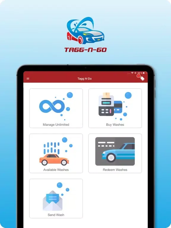 Captures d'écran de Tagg N Go Express Car Wash iPad 