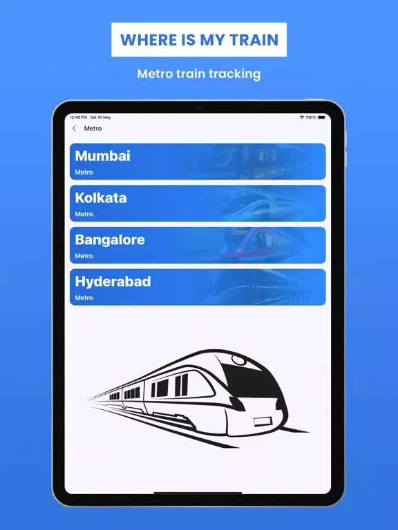 Where is my Train iPad  Ekran Görüntüleri