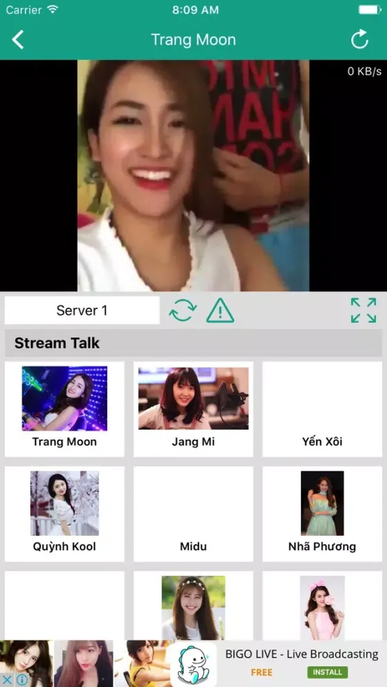 ภาพหน้าจอของ Talk Stream Me