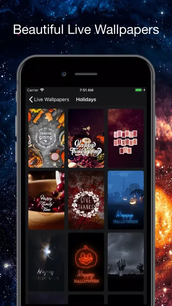 HD Live Wallpapers & Themes Screenshots