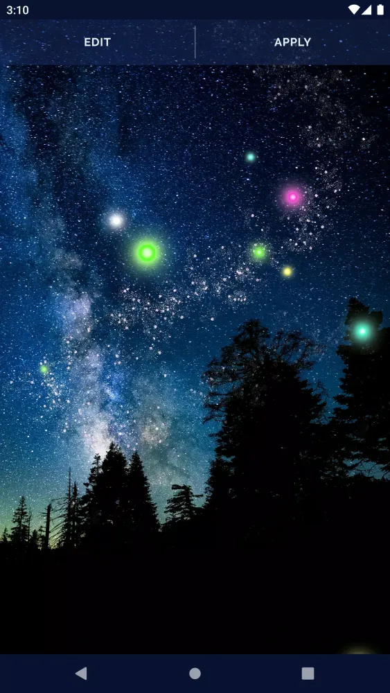 Captures d'écran de Firefly 4K Live Wallpaper