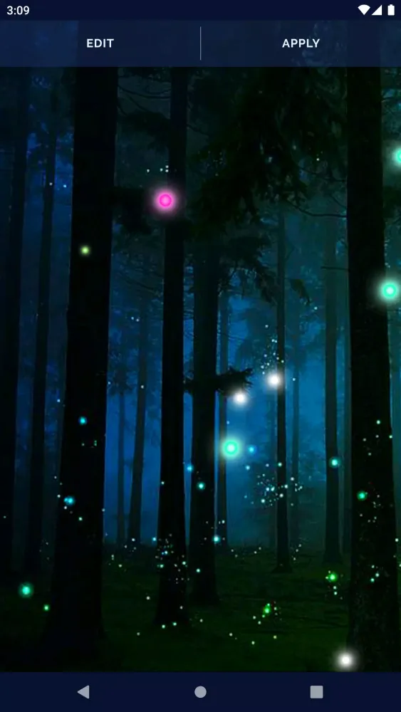 Captures d'écran de Firefly 4K Live Wallpaper