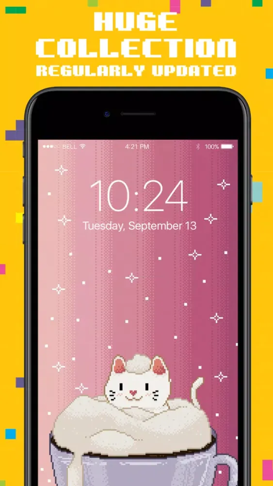 Zrzuty ekranu Moving Pixel Live Wallpapers