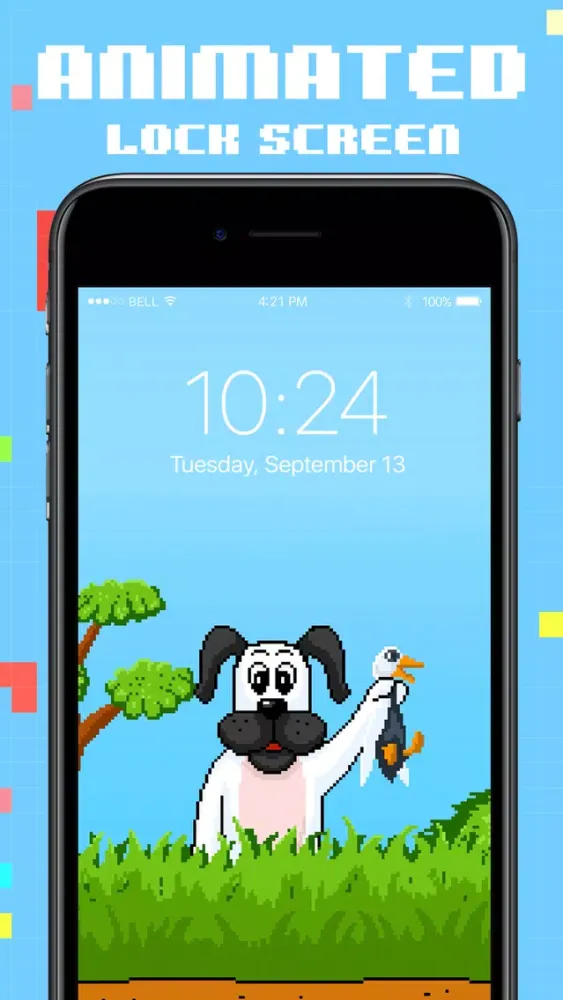 Zrzuty ekranu Moving Pixel Live Wallpapers