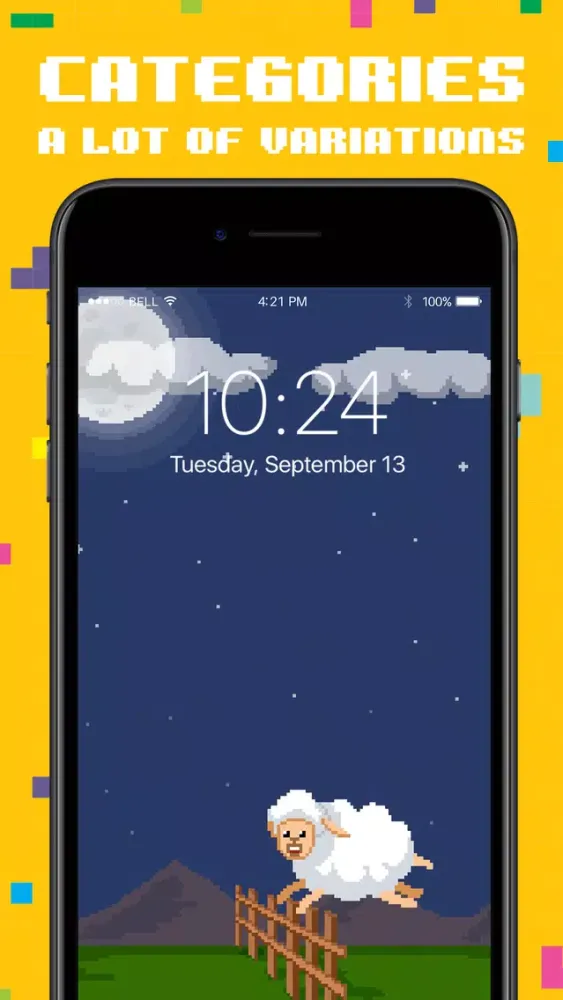 Zrzuty ekranu Moving Pixel Live Wallpapers