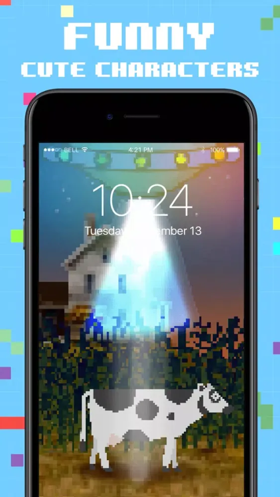 Zrzuty ekranu Moving Pixel Live Wallpapers