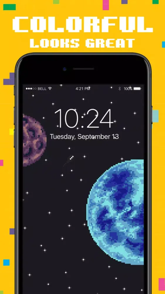 Zrzuty ekranu Moving Pixel Live Wallpapers