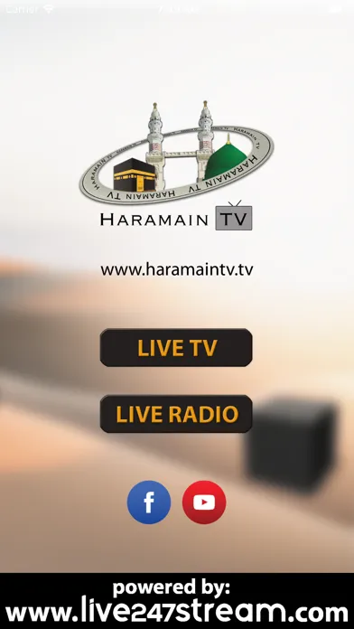 Zrzuty ekranu Haramain TV