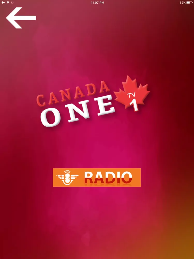 Tangkapan skrin Canada One