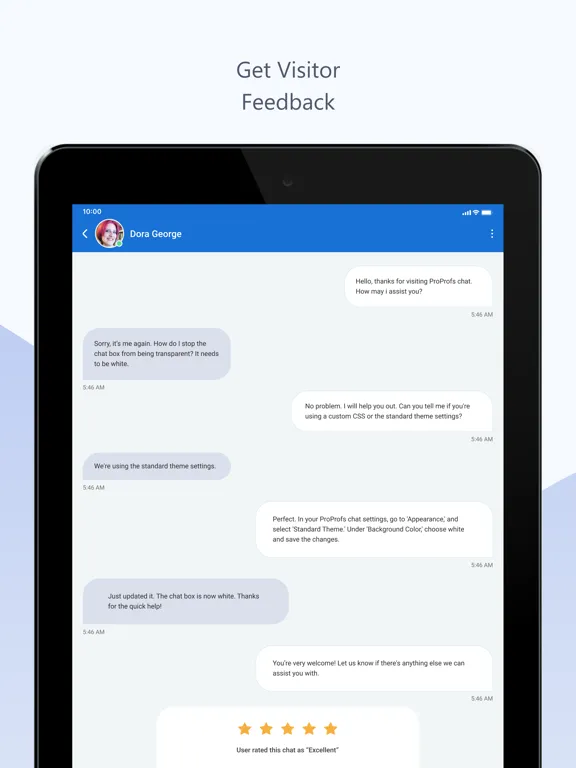 Скриншоты Live Chat Software by ProProfs iPad 