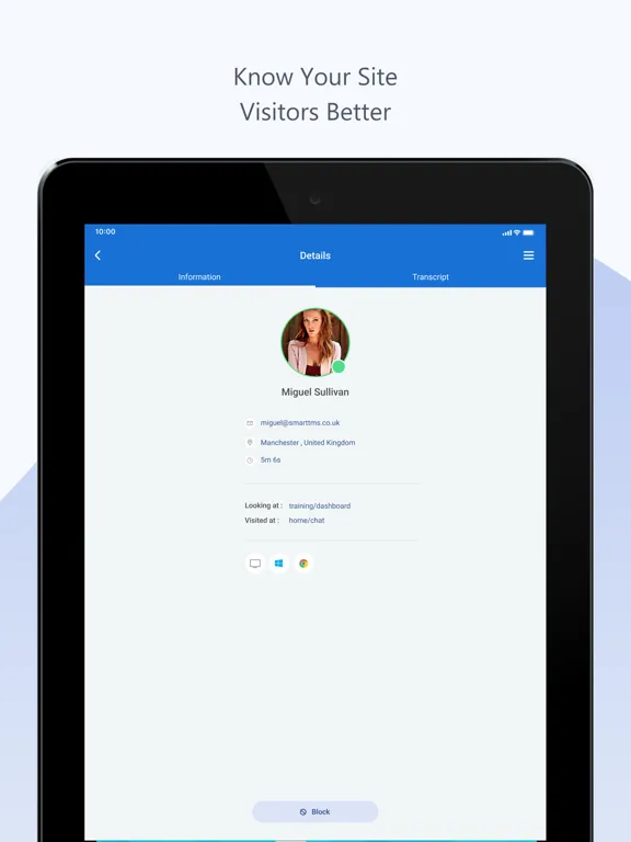 Скриншоты Live Chat Software by ProProfs iPad 