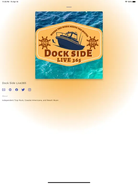 Dock Side Live365 iPad  Screenshots
