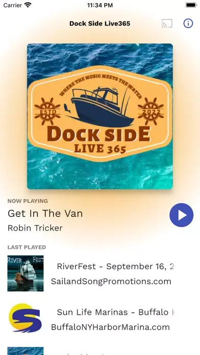 Dock Side Live365 Screenshots