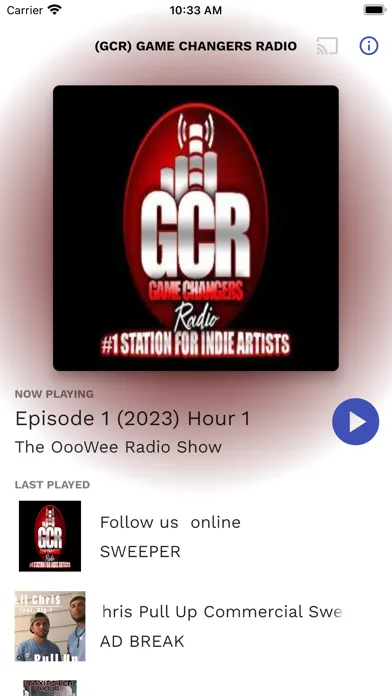 Capturas de pantalla de (GCR) GAME CHANGERS RADIO