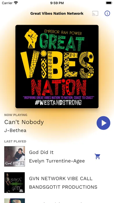 Great Vibes Nation Network 스크린샷