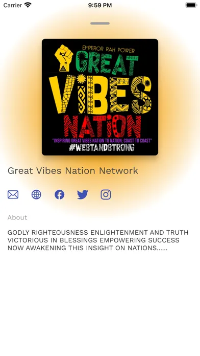 Great Vibes Nation Network 스크린샷