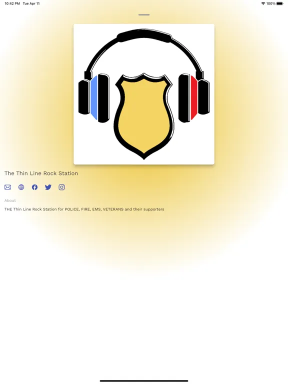 Capturas de tela do The Thin Line Rock Station iPad 