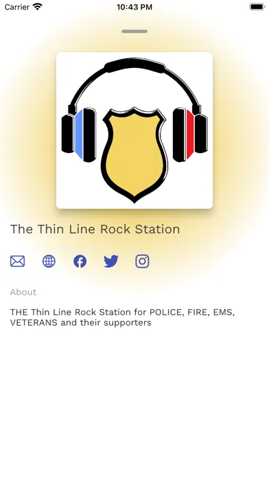 Capturas de tela do The Thin Line Rock Station