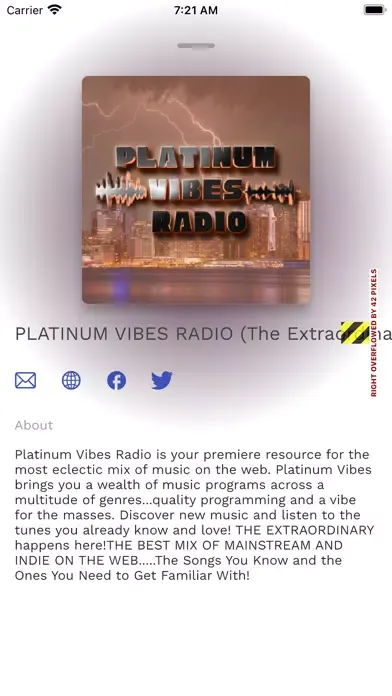 Platinum Vibes Radio应用截图