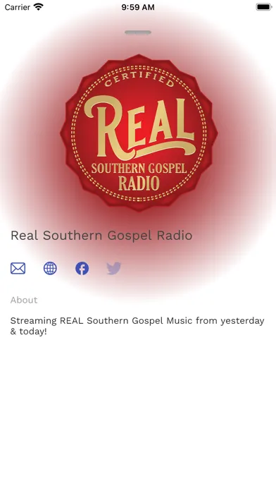 Real Southern Gospel Radio應用截圖