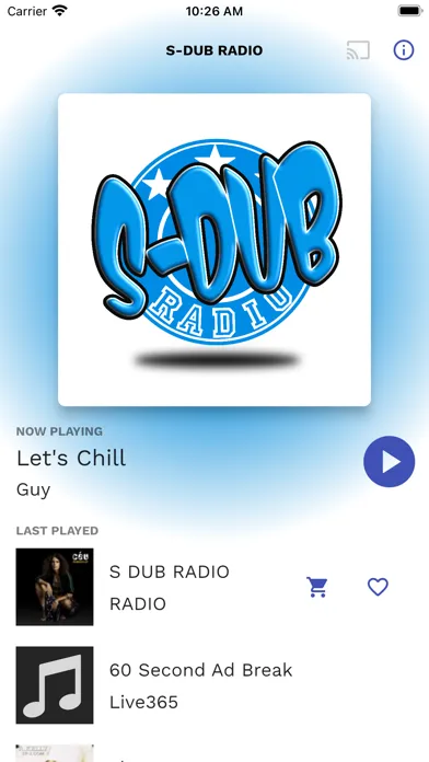 Ảnh chụp màn hình của S-DUB RADIO